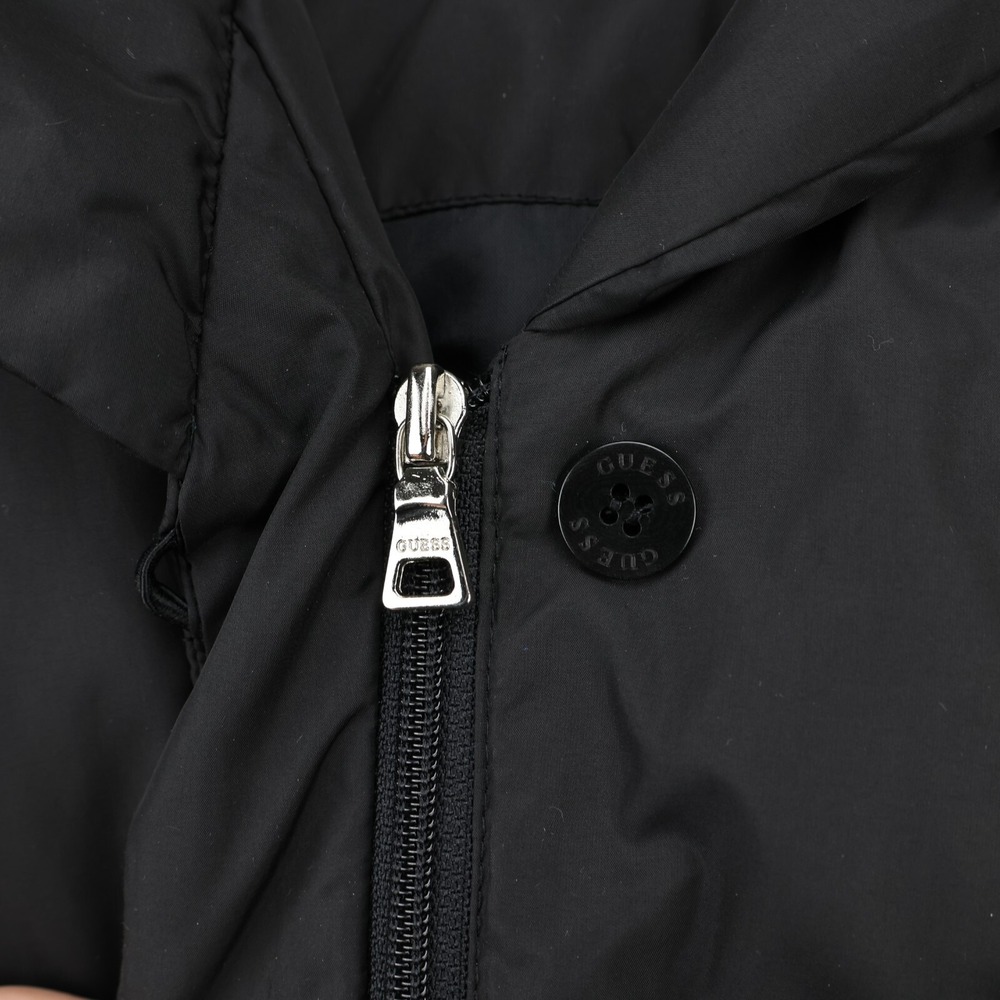 Guess Puffer Jacket Women Black Small - Picture 4 of 10